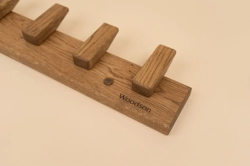 Вешалка Woodson D5, 5 креплений, дуб - 5
