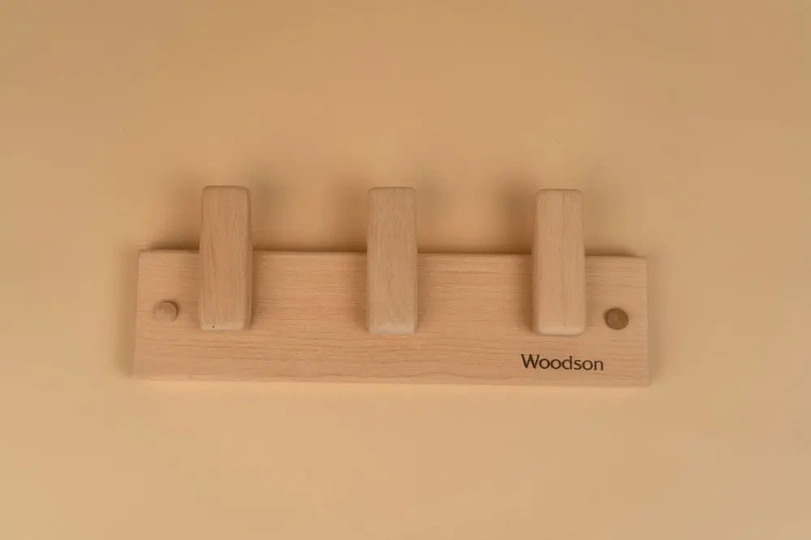 Вешалка Woodson D3, 3 крепления, ольха - 2