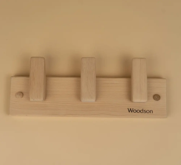 Вешалка Woodson D3, 3 крепления, липа - 2