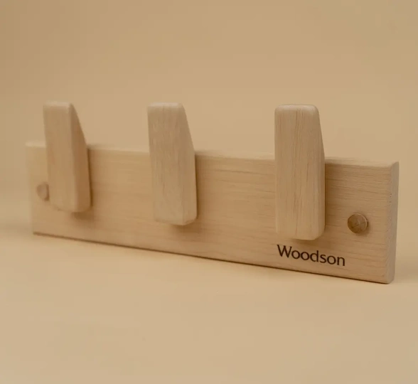 Вешалка Woodson D3, 3 крепления, липа - 3