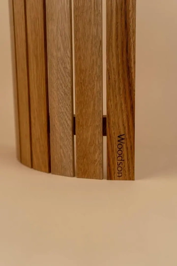 Абажур Woodson S4 угловой, дуб для бани - 5