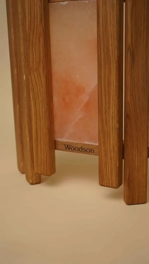 Абажур Woodson Trio с гималайской солью, дуб для бани - 4