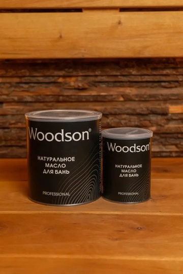 Масло для защиты древесины Woodson (баня), 0,8л - 7