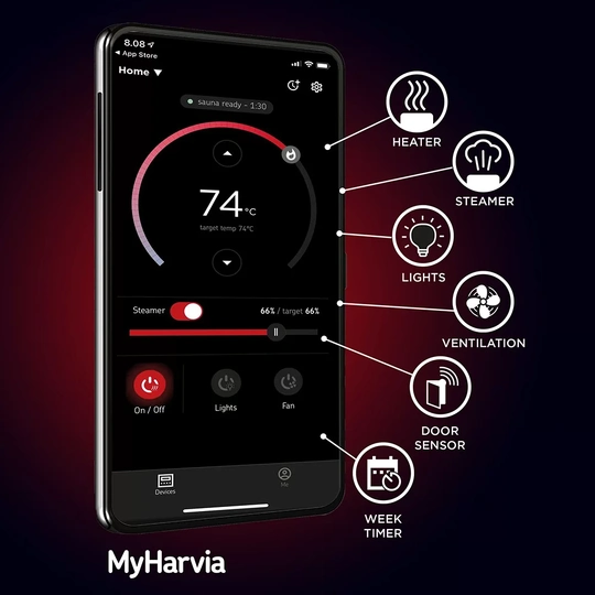 Печь для бани Harvia Legend Home PO110 XW WiFi - 5
