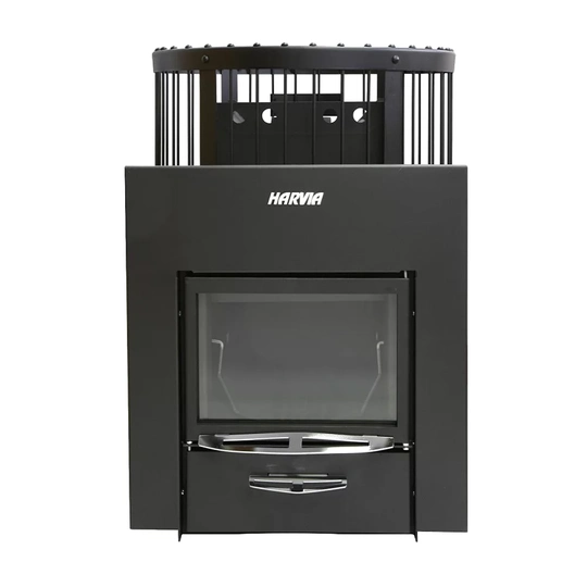Дровяная печь для бани Harvia Legend 240 Duo black - 1