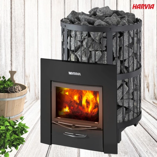 Дровяная печь для бани Harvia Legend 300 Duo black - 7