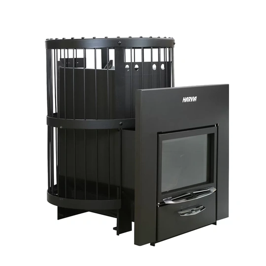 Дровяная печь для бани Harvia Legend 300 Duo black - 2