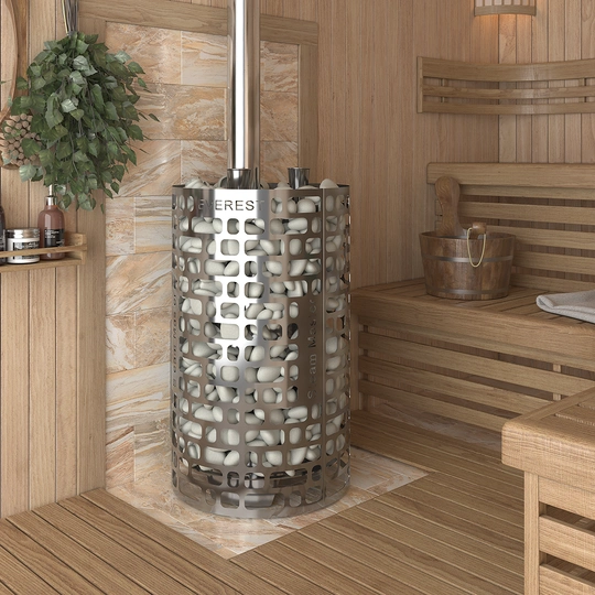 Печь для бани Эверест "Steam Master" 24 INOX (210М) б/в - 5