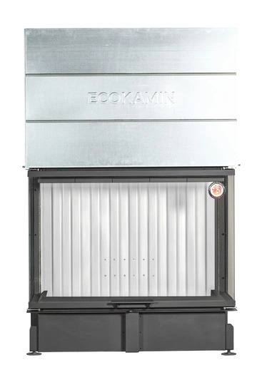 Каминная топка Экокамин ДЕЛЬТА 1200х800х450 P три стекла подовая - 1