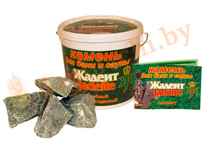 Камни для бани Жадеит колотый, 20 кг - 1