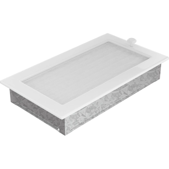 Решетка вентиляционная Белая 17x30 с  жалюзи Kratki - 3