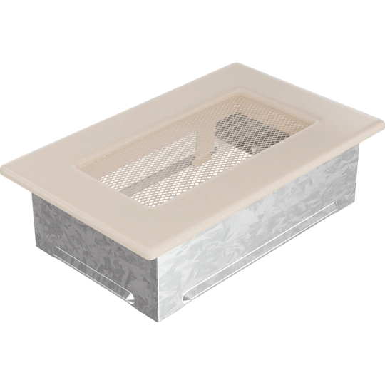 Решетка вентиляционная Кремовая 11x17 Kratki - 3