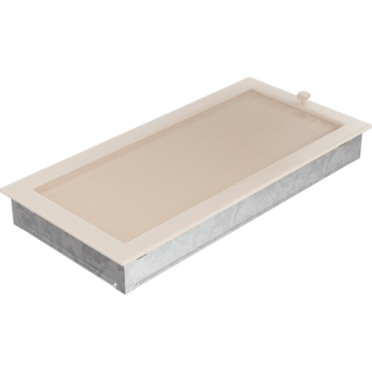 Решетка вентиляционная Кремовая 22x45 с жалюзи Kratki - 2