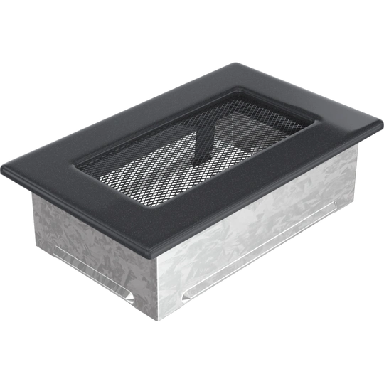 Решетка вентиляционная Графитовая 11x17 Kratki - 3