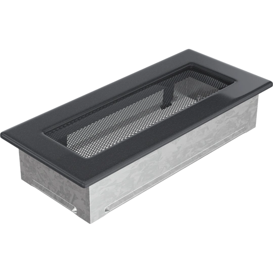 Решетка вентиляционная Графитовая 11x24 Kratki - 3