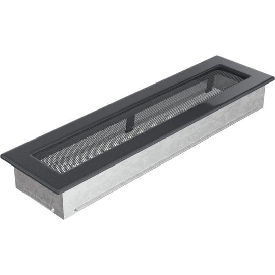 Решетка вентиляционная Графитовая 11x42 Kratki - 3