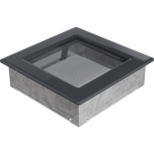 Решетка вентиляционная Графитовая 17x17 Kratki - 3