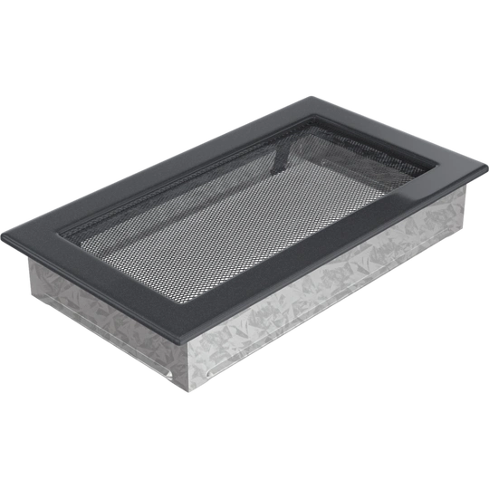Решетка вентиляционная Графитовая 17x30 Kratki - 3