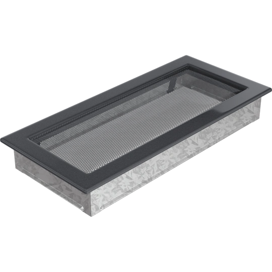 Решетка вентиляционная Графитовая 17x37 Kratki - 3