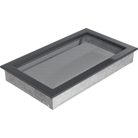 Решетка вентиляционная Графитовая 22x37 Kratki - 3
