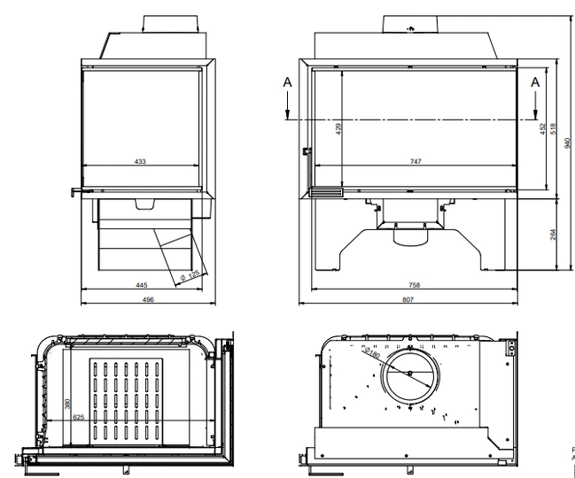 Каминная топка KFD ECO iLUX 90+ L/R - 3