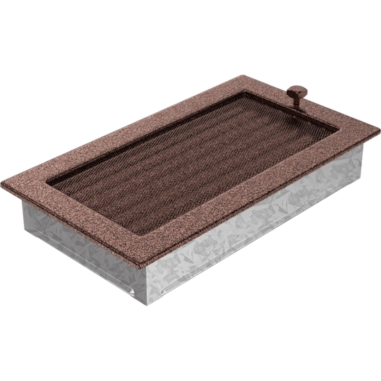Решетка вентиляционная Медная 17x30 с жалюзи - 3