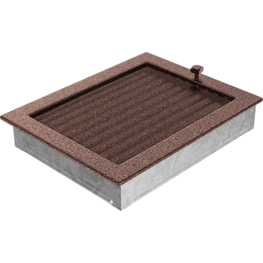 Решетка вентиляционная Медная 22x30 с жалюзи - 3