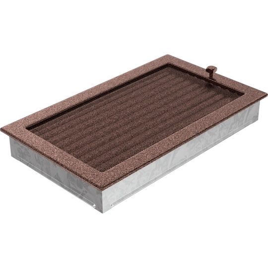 Решетка вентиляционная Медная 22x45 с жалюзи - 3