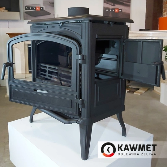 Чугунная печь KAWMET Premium S13 (10 кВт) - 4