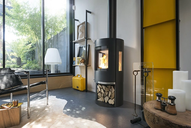 Печь-камин Invicta ONSEN 3 COTES VITRES, 6 kW - 1