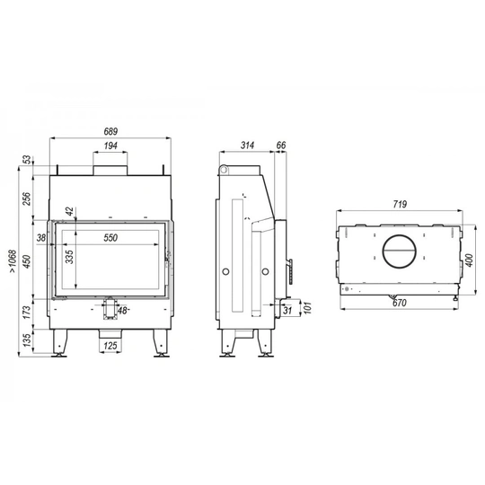 Каминная топка Defro Home Impuls SM - 1