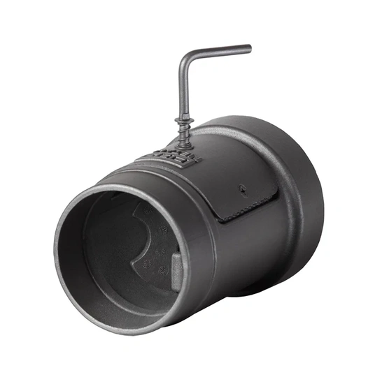 Стартовый дымоход Prometall 115-136 с ревизией и шибером - 1