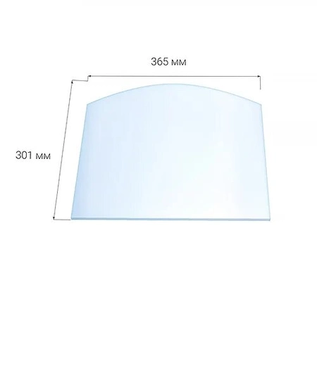 Стекло огнеупорное Robax Везувий 217 (0,301х0,365) Арка - 1