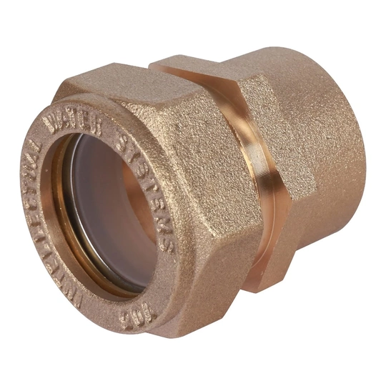 Муфта латунная IWS (F) 15 х 1/2" EF внутренняя резьба - 1