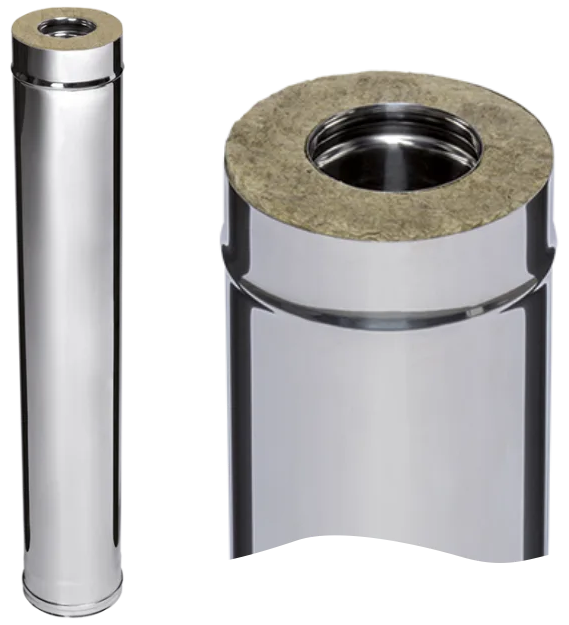 Ferrum Austenite HF сэндвич 1,0 м (304/0,8мм + нерж.) Ф150х210 - 0min