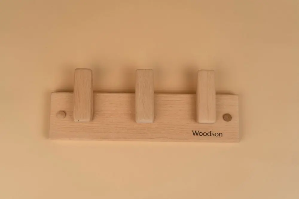 Вешалка Woodson D3, 3 крепления, ольха - 2min