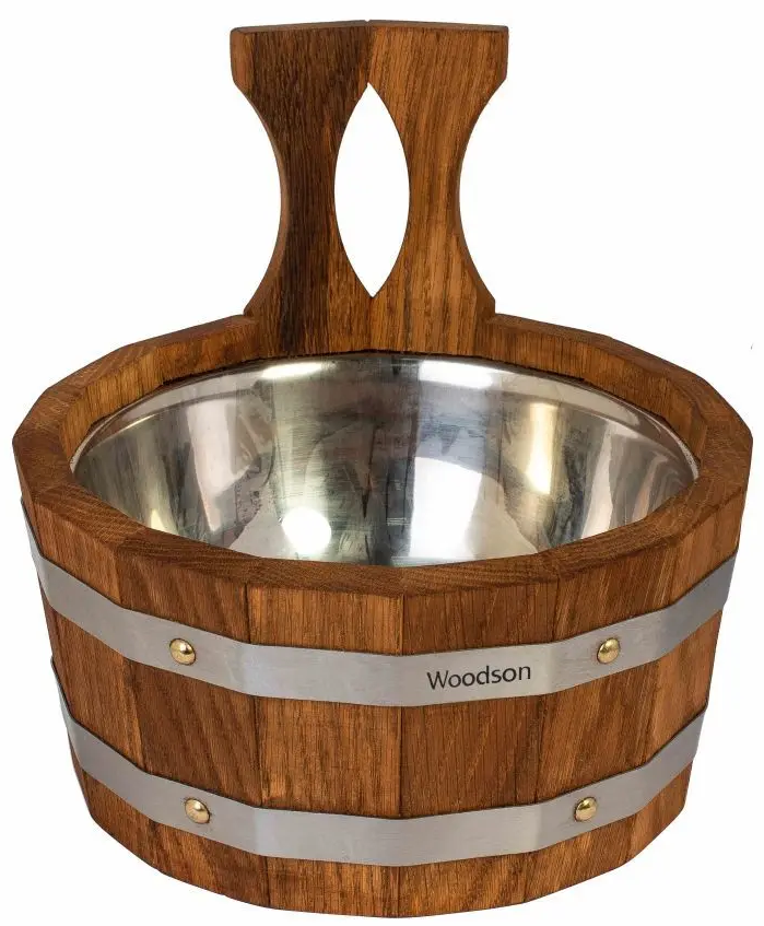 Ковш Woodson с нержавеющей вставкой, 2 л., дуб - 0min