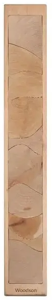 Светильник Woodson FIJI угловой со светодиодной лентой, липа (24V) для бани - 0min