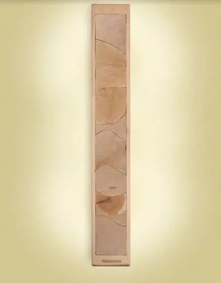 Светильник Woodson FIJI угловой со светодиодной лентой, ольха (24V) для бани - 2min