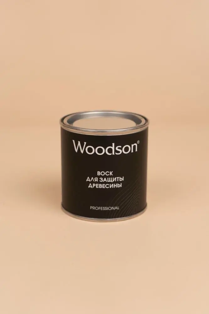 Воск для защиты древесины Woodson, 0,25л - 1min