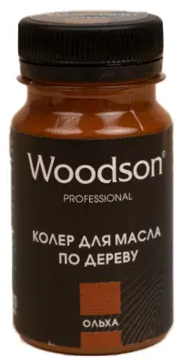Колер для масла по дереву Woodson, ольха, 80мл - 0min