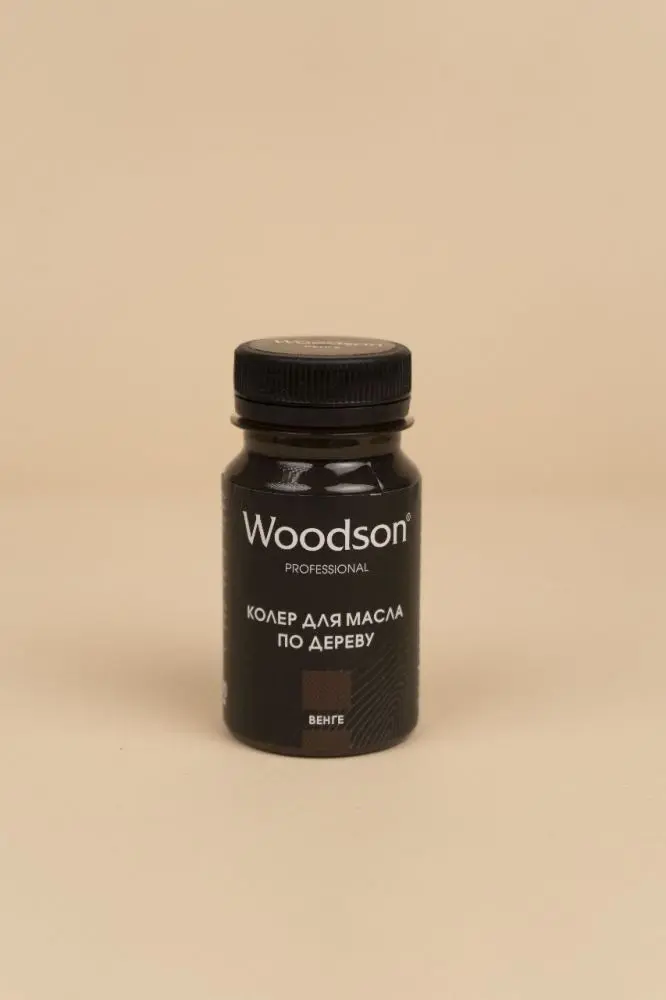 Колер для масла по дереву Woodson, венге, 80мл - 1min