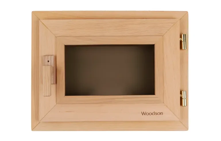 Окно Woodson 40*30, стекло бронза, ольха