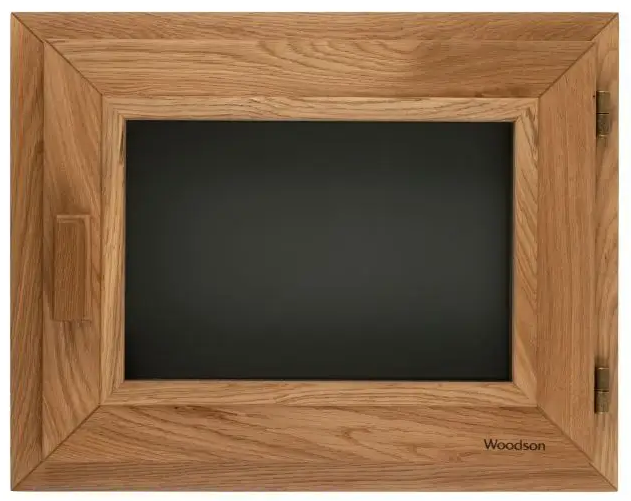 Окно Woodson PRO 50*40, стекло GREY дуб, правое - 0min
