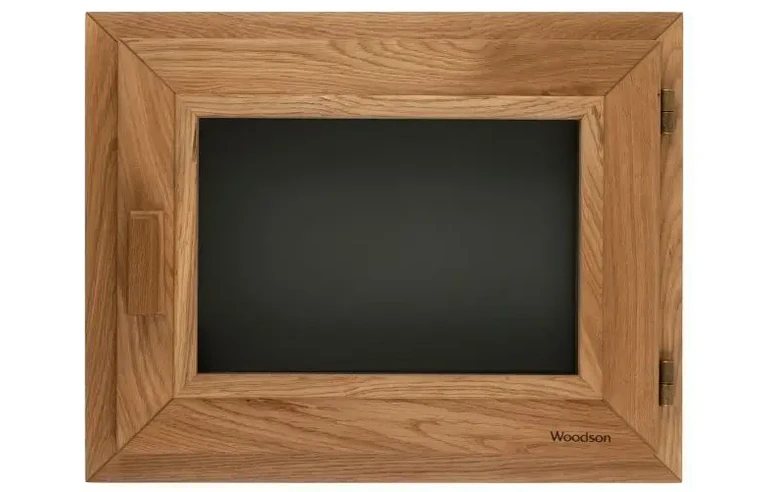 Окно Woodson PRO 50*40, стекло GREY дуб, правое