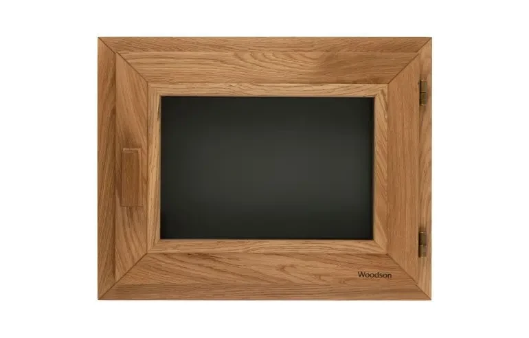 Окно Woodson PRO 60*50, стекло GREY дуб, правое