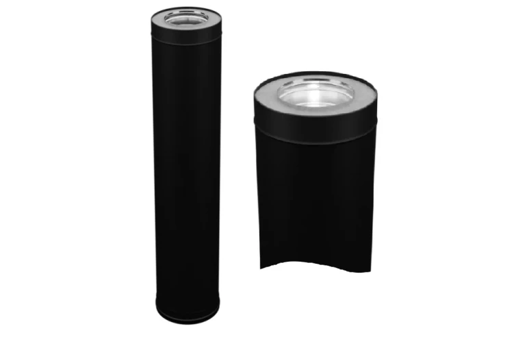 Ferrum Blackside сэндвич 1,0 м (430/0,8мм + нерж/эмаль) Ф115х200 Ceramics