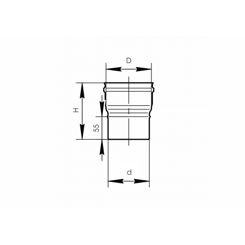 Ferrum переходник ПМ (430/0,5мм) Ф115П - 150М - 1min