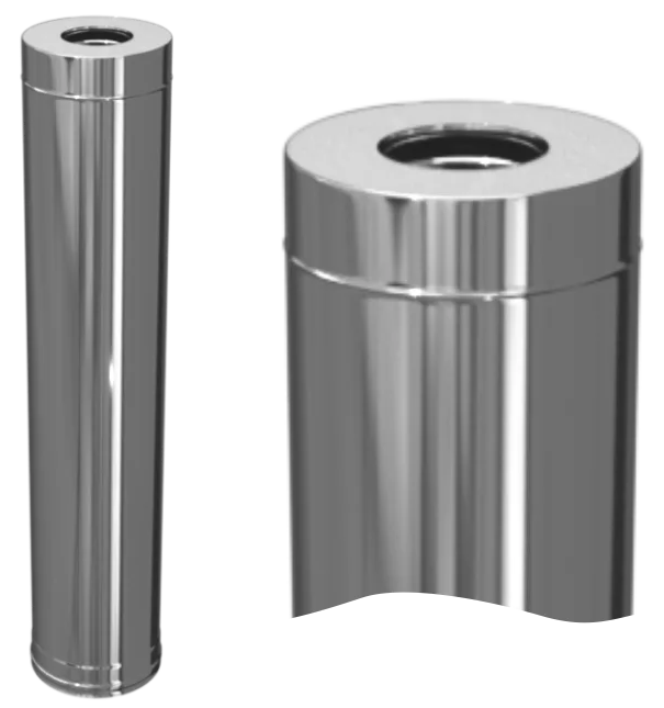 Ferrum HF Plus сэндвич 1,0 м (430/1,0мм + нерж.+ ceramics) Ф150х210 - 0min