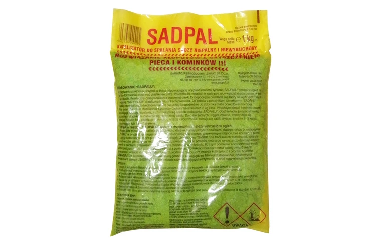 Катализатор для сжигания сажи Sadpal (средство для чистки дымоходов) Польша